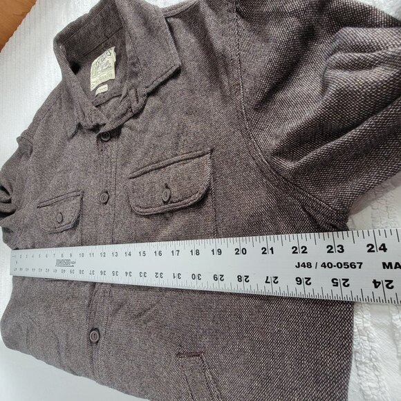 Grayers Outdoor Garments Cold Weather Rated Mens Brown Cotton Shirt Jacket Large - Picture 6 of 8